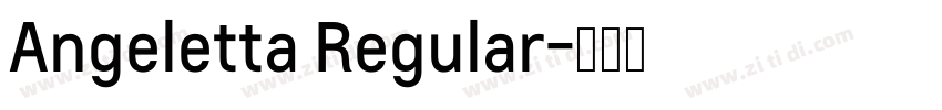 Angeletta Regular字体转换